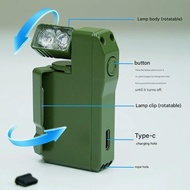 EDC Keychain Light RGB IP68 Waterproof USB-C Rechargeable