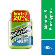 Wrigley's Doublemint Chewing Gum Cool Menthol & Eucalyptus Bottle 40s