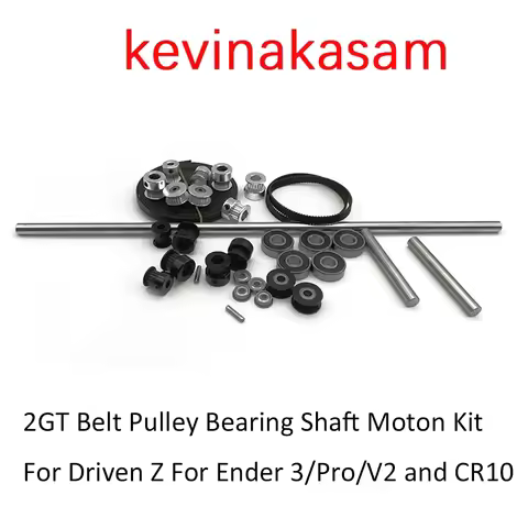 2GT Timing Pulley Bearing Drive Kevinakasam GT2 Sport Kit For Driven Z of End 3/Pro/V2 CR10 i3 Creat
