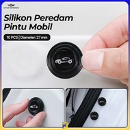 OTOHEROES Silicone Car Door Damper Anti-Shock Impact Sound 10 PCS - HJ-3CM