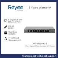 Ruijie-Reyee RG-EG209GS Reyee 9-Port Gigabit Cloud Managed SFP Router