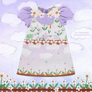 Arpanet girl/Purple Floral Dress/Size 2/3/4