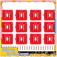 【D&F】12Pcs Battery Holder for   18V Battery Mounts Dock Holder Fit for  48-11-1815 Etc W/24 Screws N