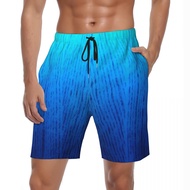 [Dianc] ชุดว่ายน้ำสีชมพู Ombre Board กางเกงขาสั้นฤดูร้อน Mozaik Morroco บอร์ดลำลองออกแบบกางเกงขาสั้น