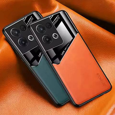 Luxury Leather Phone Case For OPPO Reno 9 Pro Plus Reno9 Cover Silicone Full Protection Case For OPP