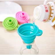 - PORTABLE FOLDABLE SILICONE FUNNEL SILICONE WATER FUNNEL/ SILICONE OIL FUNNEL/