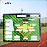 fixory Coaching Board Softball Dugout Board with Pen Clips Plan Demonstration Guidance