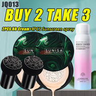 JQ013 BUY 2 TAKE 3 SUNISA BB Cream With Sunscreen Choice Beatuy SUNISA Foundation Mushroom Head Air 
