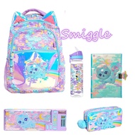 Smiggle Cat backpack Pencil case Lunchbag wallet bag Space astronaut cat Student supplies Cute child