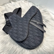 （已售）迪奧Dior saddle oblique 滿版老花馬鞍袋單肩包斜跨包