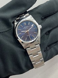ROLEX 34 AIR-KING 藍面 14000 二手淨錶