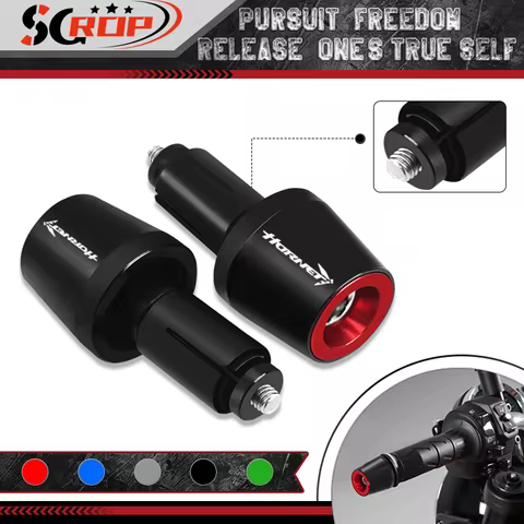 Hot Sales hornet cb750 Motorcycle Anti Vibration Handlebar End Plug Handle Bar Slider Grips For HORN