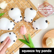 Squeeze Toy Panda TPR Relief Toy Kawaii Jumbo Panda Toy Squishy Soft H2P5