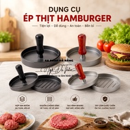 Hamburger meat press