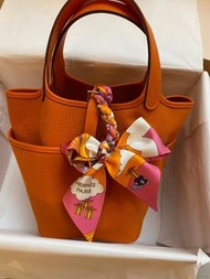 Hermes Picotin 18 cargo 靚色 p18 橙色