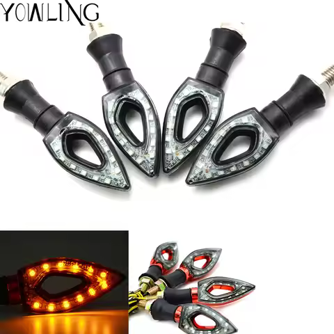Motorcycle turn signal indicator light plastic LED light for yamaha YZF R6 R3 R25 1999 2000 2001 200