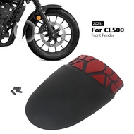 New Front Fender Mudguard Extender For Honda CL500 2023 2024 Motorcycle Accessories Black Extension 