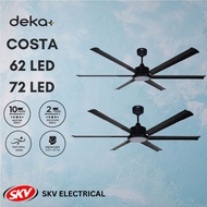 DEKA+ COSTA 62 INCHES / 72 INCHES LED CEILING FAN (DC MOTOR)