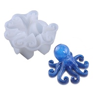 Octopus Resin Mold,Silicone Ornament Mold for Epoxy Casting,Animal Display Mould for DIY Resin Crafts,Wall Hanging Decor