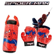Spiderman,Captain America Boxing bags And Boxing Gloves