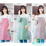 Japan Style Kitchen Women Waterproof Sleeveless Apron, CookWork Clothes, Special Design to Wipe hand