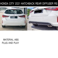 HONDA CITY '2021 HATCHBACK REAR DIFFUSER RS ABS