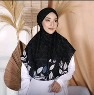 kerudung bergo motif premium by zaneva hijab / bergo premium / hijab bergo motif premium