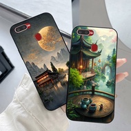 Back cover for oppo a5S / oppo A7 / oppo A9 / oppo A12 with Japanese landscape print