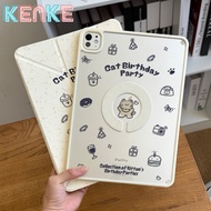 KENKE ipad case cartoon cute anime 2 in 1 Detachable Magnetic Case with Pencil Case For ipad Air pro