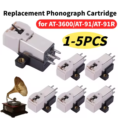 AT-3600/AT-91/AT-91R Magnetic Cartridge Stylus Excellent Clarity Moving Magnet Turntable Cartridge R