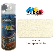 AIkka WK19 Wrinkle Texture Aerosol Spray Paint for Sport Rim, Brake Caliper, Engine Cover, Dashboard, Intake Manifold