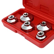 7 PCS Oil Socket Remover Removal For s Truck Filter Wrench Hand Tool W/Box 24Mm 27Mm 29Mm 30Mm 32Mm 