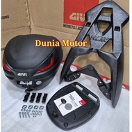 BOX GIVI B27NX black series plus bracket nmax turbo nmax neo all new nmax - old nmax - pcx 150n160 -