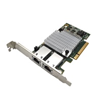 Kebidumei | Kebidumei 10Gbps Double Port Ethernet การ์ด X540-T2 PCIE-X8 X16 เครือข่ายขยายอะแดปเตอร์ส