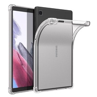 Shockproof Silicone Case For Samsung Galaxy Tab A7 Lite SM-T220 SM-T225 Tab S7 FE S8 + ultra Tablet Case Flexible Clear Transparent Back Cover