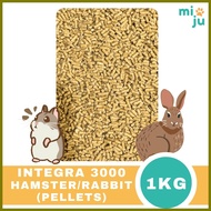 ∤ ◝ ❅ Integra 3000 Pellets 1kg Repacked - For Hamsters / Rabbits / Chickens