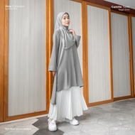 HAYNA Camille Tunik (Sage Green) - Tunic Atasan Wanita Lengan Panjang