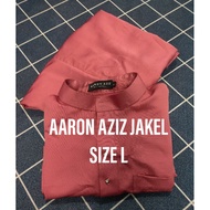 JAKEL Baju Melayu AARON AZIZ Dusty Pink Preloved Size L