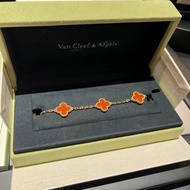 Van Cleef &Arpels 紅玉隨五花手鏈