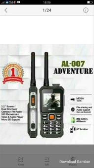 handphone aldo hp ht al 007 murah bisa buat pb powerbank