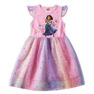 Kids Dress Smocking Encanto Cotton Spandex