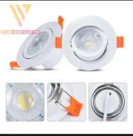 Lampu Downlight 3W 5W Spot Sorot LED 5 Watt Hologen Lukisan Putih Kuning 5Watt COB Hias Plafon rumah