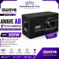 Awave 8" Powered Active Subwoofer A8 Nom Power 300W