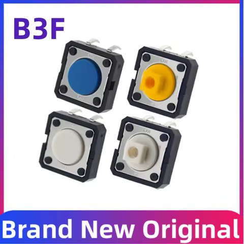 Tactile switch B3F-4055 4000 4005 4050 5000 micro touch switch 12x12x4.3mm 7.3mm Japanese button 4-p