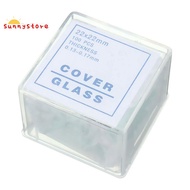 100pcs Transparent Slides Coverslips Coverslides 22x22mm For Microscope