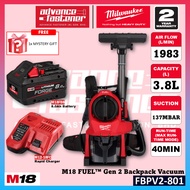 Milwaukee FBPV2-801 / FBPV2-0 M18™ FUEL™ Gen 2 Backpack Vacuum