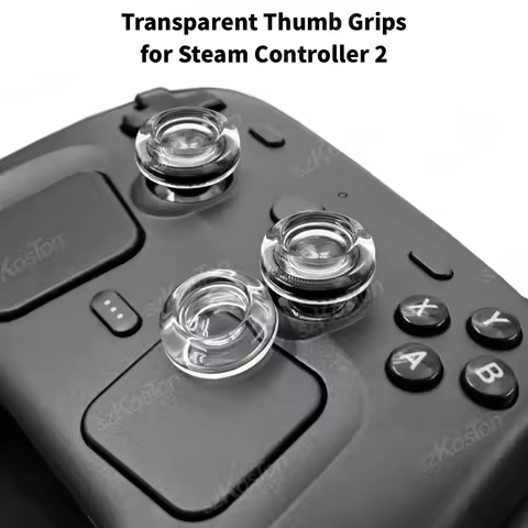 Transparent Thumb Grips for Steam Controller 2 Liquid Silicone Joystick Caps for Steam Controller2 T