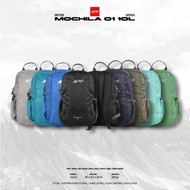 AREI MOCHILA 01 10L BACKPACK 100% Original || MEN'S BACKPACK FREE CASUAL RAINCOVERWanita