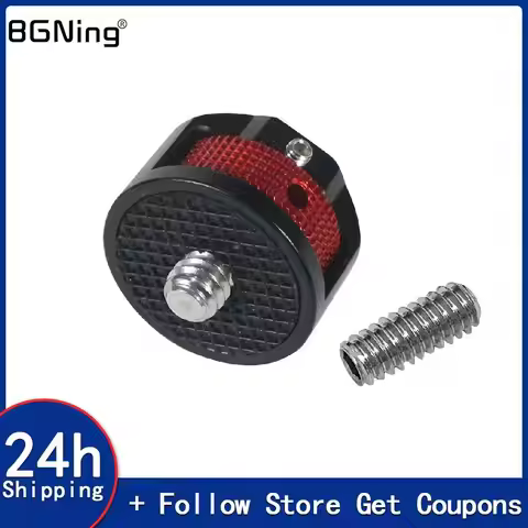 1/4" Camera 360° Swivel Adapter for Pocket4 FIMI PALM 2 Tripod Ball head Magic Arm Cage Rig Flash Li