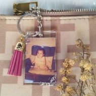 ⊕ Photo Keychain Resin Customised Special Cute Gift Ideas Photo inside Resin sealed